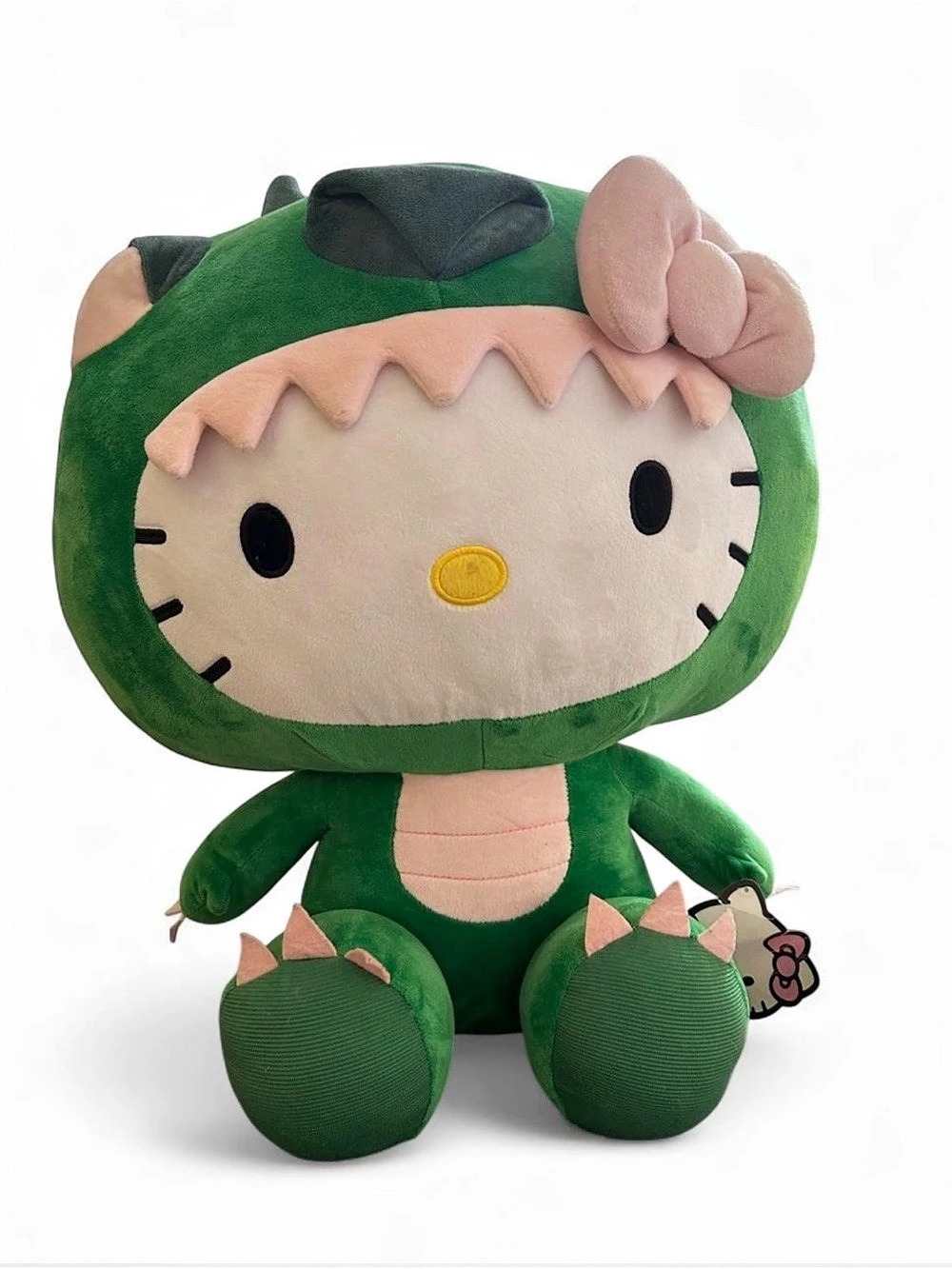 Rare XL Sanrio Hello Kitty Dinosaur Plush